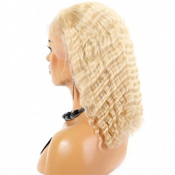 14in 613 Blonde BOB, Full Lace Wig