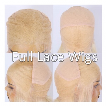 14in 613 Blonde BOB, Full Lace Wig