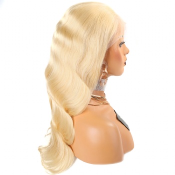 22in 613 Blonde Body Wave, Full Lace Wig