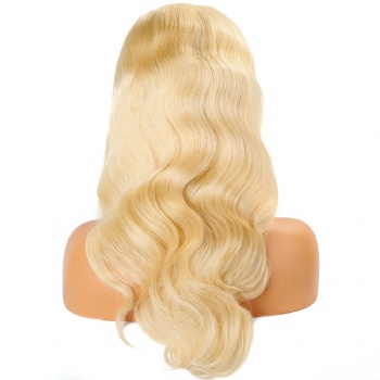 22in 613 Blonde Body Wave, Full Lace Wig