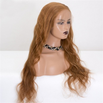 26in Medium Golden Brown , HD Full Lace Wig