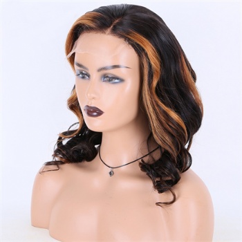 18in Wavy Natural Color Remy Hair, 5x5 HD Lace Closure Wig