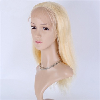 12in 613 Blonde Virgin Hair , 5in HD Lace Top Wig