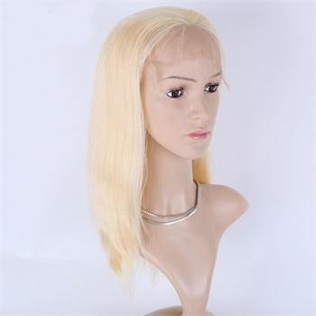 12in 613 Blonde Virgin Hair , 5in HD Lace Top Wig