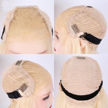 12in 613 Blonde Virgin Hair , 5in HD Lace Top Wig