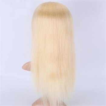 16in 613 Blonde Virgin Hair , 5in HD Lace Top Wig