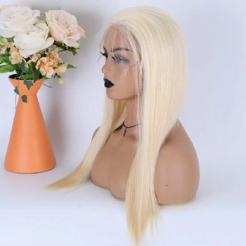 18in 613 Blonde Virgin Hair , 5in HD Lace Top Wig