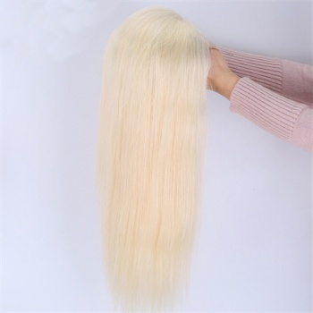 18in 613 Blonde Virgin Hair , 5in HD Lace Top Wig