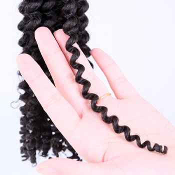 Kinky Curly Off Black Tape in Hair Extension