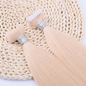 Mix Honey Platinum Blonde Invisible Tape in Hair Extensions