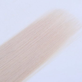 White with Golden Brown Root Tape in Hair Extension