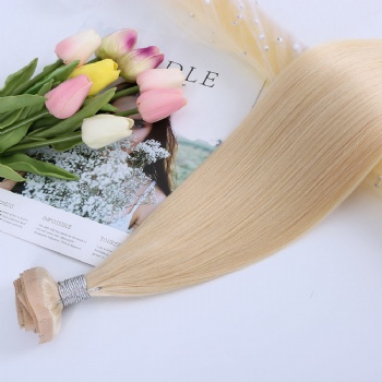 Pre Bleach Blonde Seamless Clip in Hair Extension 120g