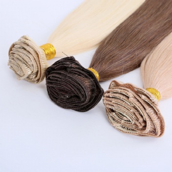 Virgin Human Hair Clip in Hair Extension 120g