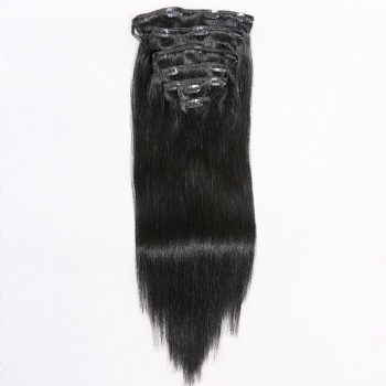 Natural Black Clip in Hair Extension 120g