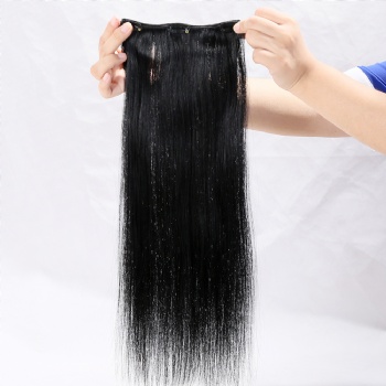 Natural Black Clip in Hair Extension 120g