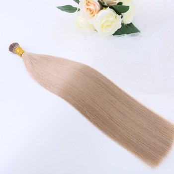 Color 18 Ash Brown Keratin I-tip Hair Extension