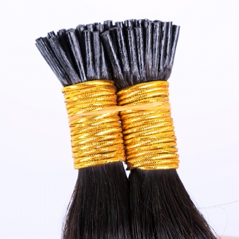 Off Black Keratin I-tip Hair Extension