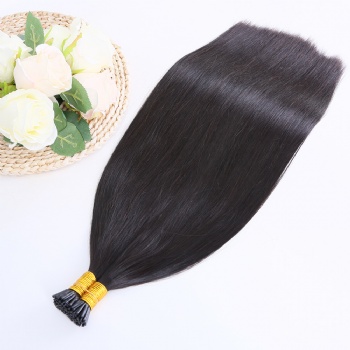 Off Black Keratin I-tip Hair Extension