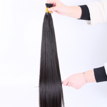 Off Black Keratin I-tip Hair Extension