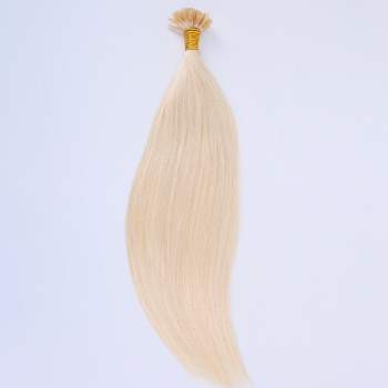 18in Bleach Blonde Keratin U-tip Hair Extension