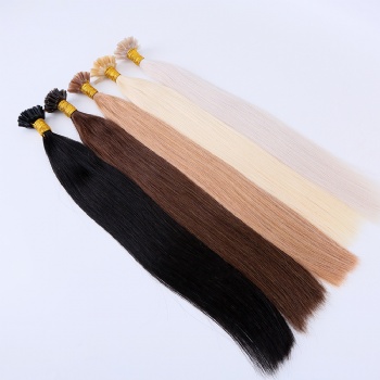 Cuticle Aligned Colored Keratin U-tip Hair Extension