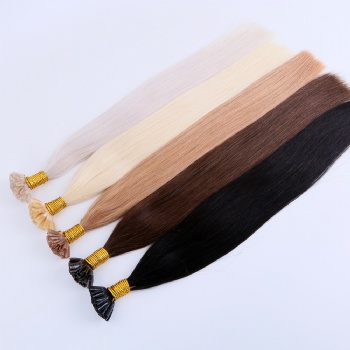 Cuticle Aligned Colored Keratin U-tip Hair Extension