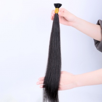 Natural Black Keratin U-tip Hair Extension