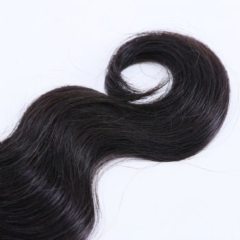 1B Off Black Body Wave Keratin U-tip Hair Extension