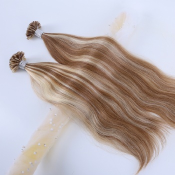 Pinao Brown Blonde Keratin U-tip Hair Extension