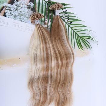 Pinao Brown Blonde Keratin U-tip Hair Extension