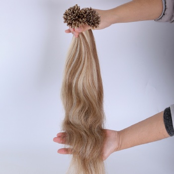 Pinao Brown Blonde Keratin U-tip Hair Extension