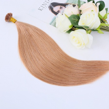 Color 27 Strawberry Blonde Keratin U-tip Hair Extension