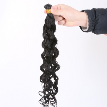 20in Natural Wave Keratin Y-tip Hair Extension