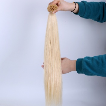 Bleach Blonde Keratin Flat Tip Hair Extension