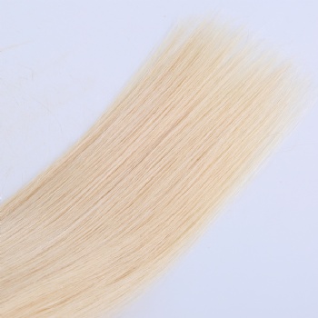 Bleach Blonde Keratin Flat Tip Hair Extension