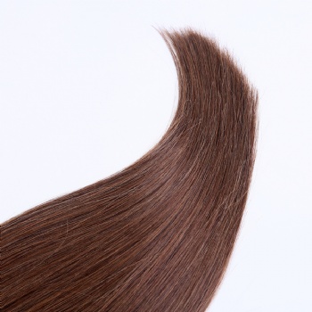 Color 4 Medium Dark Brown Micro Ring Hair Extension