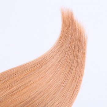 Color 27 Strawberry Blonde Micro Ring Hair Extension