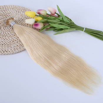 Bleach Blonde Nano Ring Hair Extension