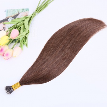 Color 4 Medium Dark Brown Nano Ring Hair Extension