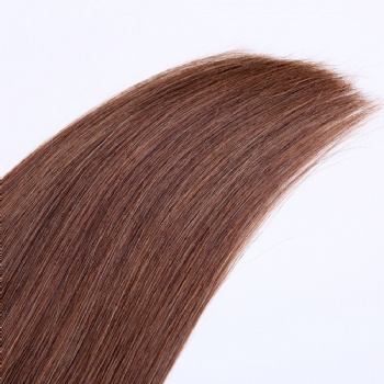 Color 4 Medium Dark Brown Nano Ring Hair Extension