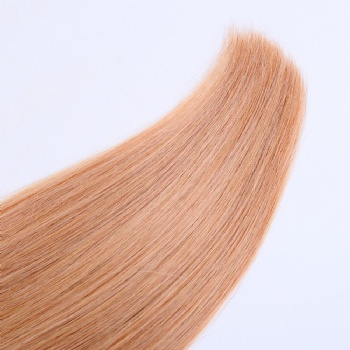 Color 27 Strawberry Blonde Nano Ring Hair Extension