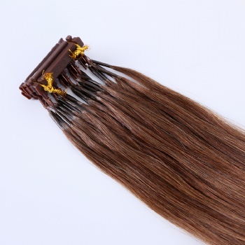 Color 6 Chestnut Brown 6D Hair Extension