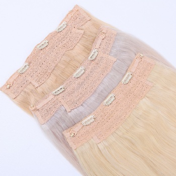 Cuticle Aligned Blonde Halo Hair Extension