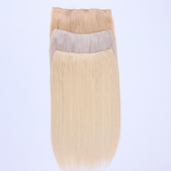 Cuticle Aligned Blonde Halo Hair Extension