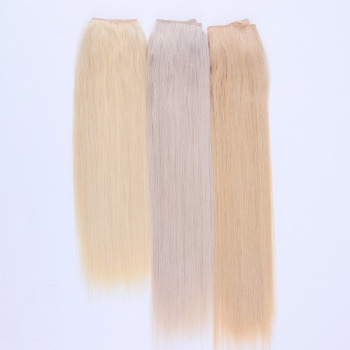 Cuticle Aligned Blonde Halo Hair Extension