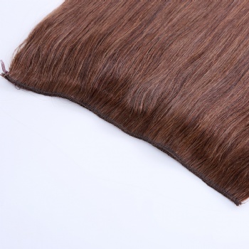 Color 4 Medium Dark Brown Halo Hair Extension