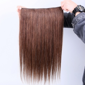 Color 4 Medium Dark Brown Halo Hair Extension