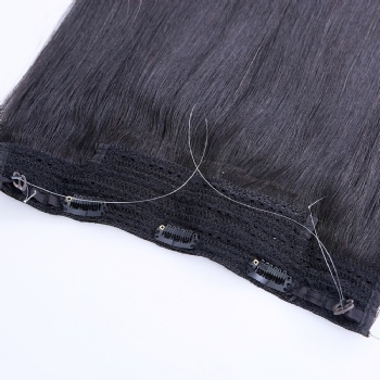 Natural Black Clip in Halo Hair Extension