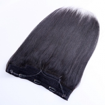 Natural Black Clip in Halo Hair Extension