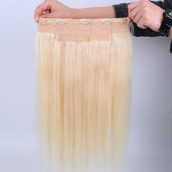 Pre Bleach Blonde Halo Hair Extension